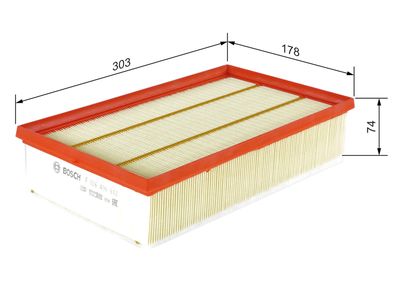 LUFTFILTER BOSCH F026400612 4