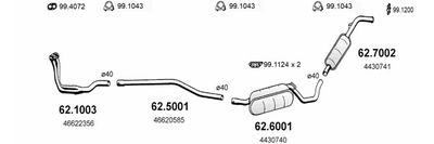 Układ wydechowy ASSO ART1193