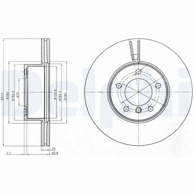 DISC FRANA DELPHI BG4172