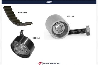 Комплект ремня ГРМ HUTCHINSON KH 521 для AUDI Q7