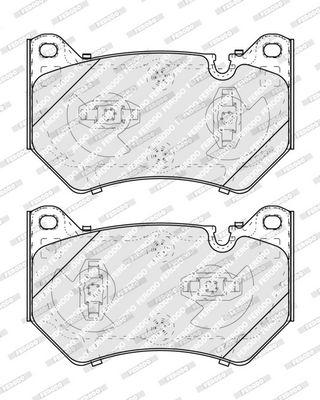 BREMSBELAGSATZ SCHEIBENBREMSE FERODO FDB5291 1