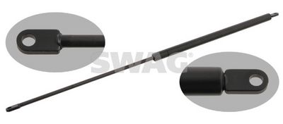 газов амортисьор, капак на двигателя SWAG 30 92 8556