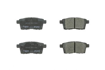 комплект спирачно феродо, дискови спирачки AISIN BPZ-7000