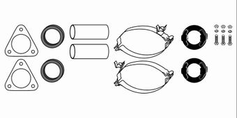 SET MONTARE SISTEM DE ESAPAMENT