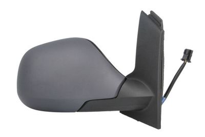 Zijspiegel Rechts (elektrisch, in reliëf, met verwarming, under-coated, elektrisch opklapbaar) past: SEAT ALTEA, ALTEA XL 03.04-07.15