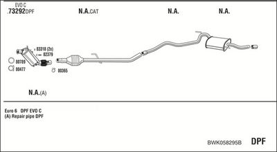 SISTEM DE ESAPAMENT WALKER BWK058295B