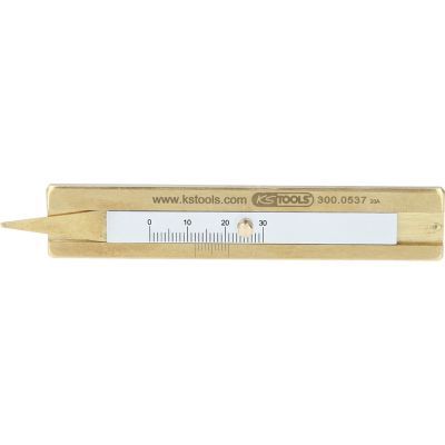 Ks Tools - Hĺbkomer profilu pneumatiky 0-30mm