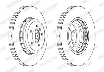 Ferodo Brake Disc DDF2616VC-1
