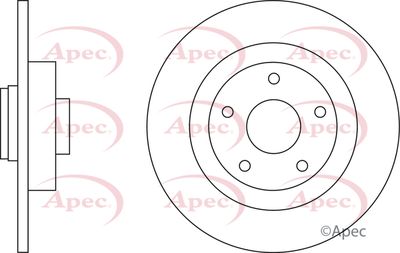 Brake Disc APEC DSK2680