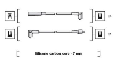 Комплект проводов зажигания MAGNETI MARELLI 941318111109 для TRIUMPH SPITFIRE