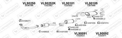 ABGASANLAGE VENEPORTE 900129