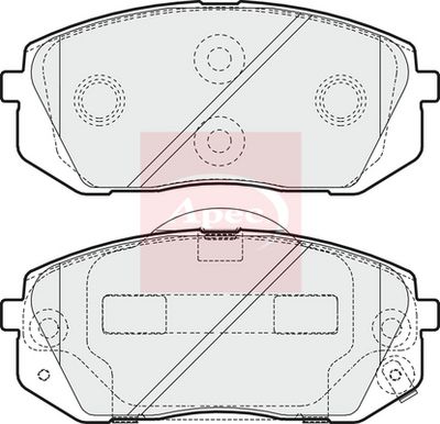 APEC Brake Pad Set, disc brake PAD1617