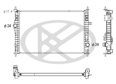 Radiator, racire motor Koyorad PL483508