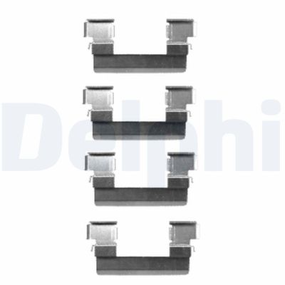 Sada příslušenství, obložení kotoučové brzdy DELPHI LX0466