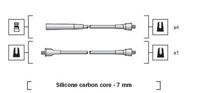 Tändkabelsats MAGNETI MARELLI 941318111252