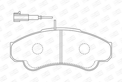 BREMSBELAGSATZ SCHEIBENBREMSE CHAMPION 573114CH 1