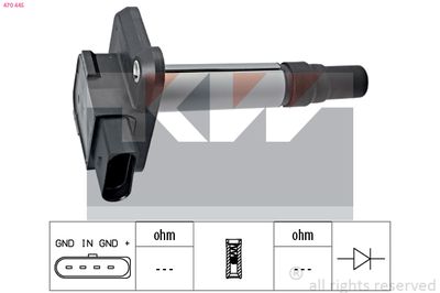 Zapalovací cívka KW 470 445
