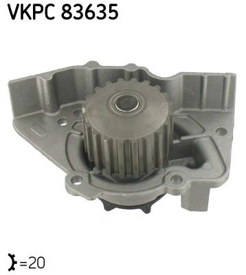 Water Pump, engine cooling VKPC 83635