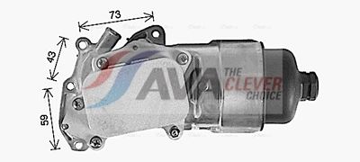 RADIATOR ULEI ULEI MOTOR AVA Clever Choice PE3396H 2