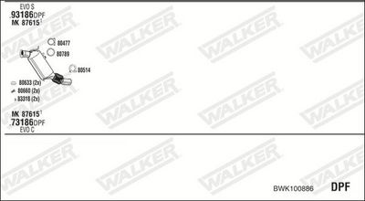 SISTEM DE ESAPAMENT WALKER BWK100886