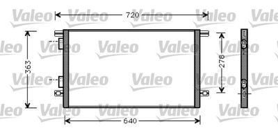 VALEO Condensor, airconditioning (818008)