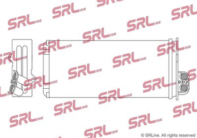 Výměník tepla, vnitřní vytápění SRLine 6041N8-1
