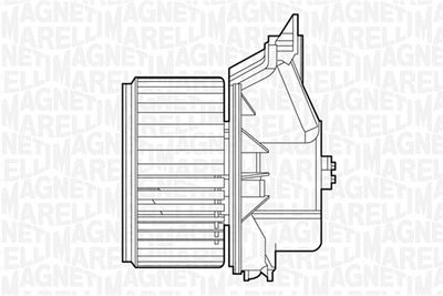 Вентилятор салона MAGNETI MARELLI 069412527010 для ABARTH GRANDE