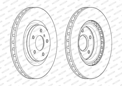 Brake disc Voor Links/Rechts