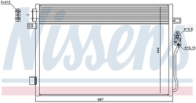 CONDENSATOR CLIMATIZARE NISSENS 940379 6