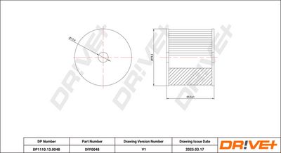 FILTRU COMBUSTIBIL DR!VE+ DP1110130048 0