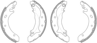 Комплект тормозных колодок MINTEX MSK169 для FORD MONDEO