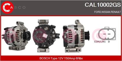 Генератор CASCO CAL10002GS для FORD S-MAX
