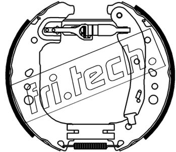 fri.tech. 16546 Ремкомплект барабанных колодок  для VW T-CROSS (Фольцваген Т-кросс)