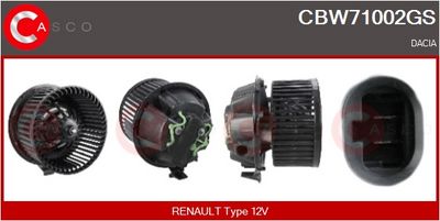 VENTILATOR HABITACLU CASCO CBW71002GS