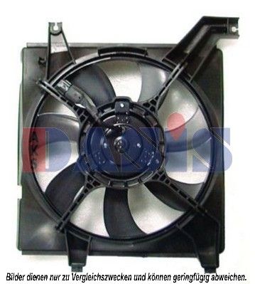 Вентилятор, охлаждение двигателя AKS DASIS 568010N для HYUNDAI ELANTRA