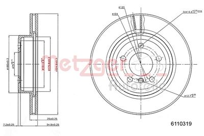 Brake Disc 6110319