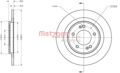 DISC FRANA METZGER 6110846