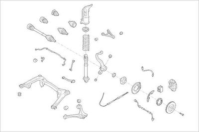 RADAUFHäNGUNG DELPHI OEAUDI000004665R