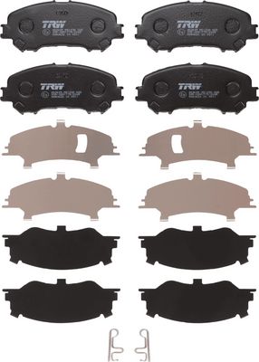 Remblokken set Voor , past: NISSAN QASHQAI II, X-TRAIL III  RENAULT KADJAR, KOLEOS II 1.2-2.5 11.13-