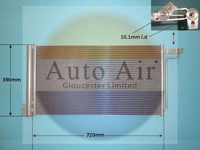 Condenser, air conditioning Auto Air Gloucester 16-0067