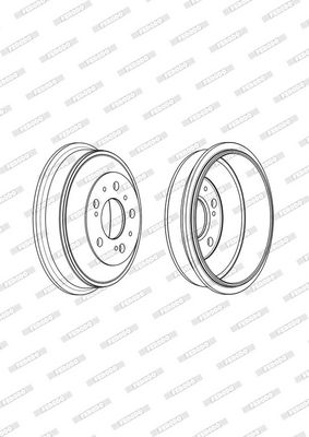 TAMBUR FRANA FERODO FDR329011 3