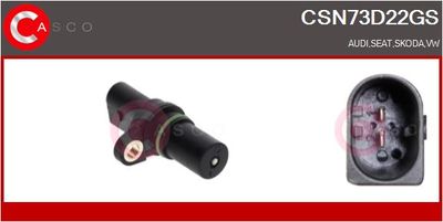 Snímač, poloha vačkového hřídele CASCO CSN73D22GS