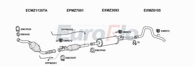 Układ wydechowy EUROFLO MZSPR21D9022A00
