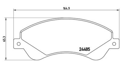 BREMSBELAGSATZ SCHEIBENBREMSE