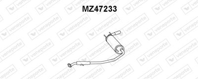 Глушитель выхлопных газов конечный VENEPORTE MZ47233 для MAZDA MX-5