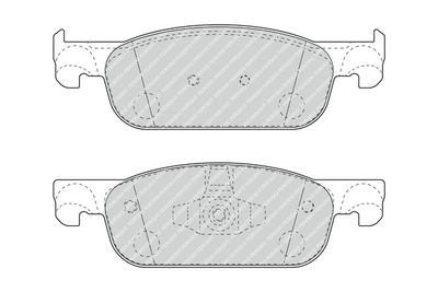 Brake Pad Set, disc brake FDB4907