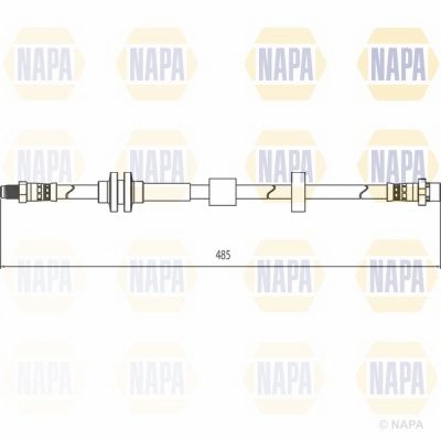 Brake Hose NAPA NBH1058