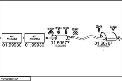 SISTEM DE ESAPAMENT MTS VW0088848A023285