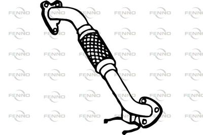 Rura wydechowa FENNO 7M3253091Q