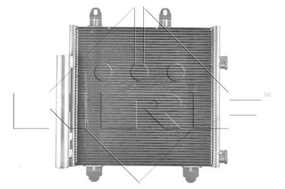 NRF 350231 Радиатор кондиционера  для TOYOTA AYGO (Тойота Аго)